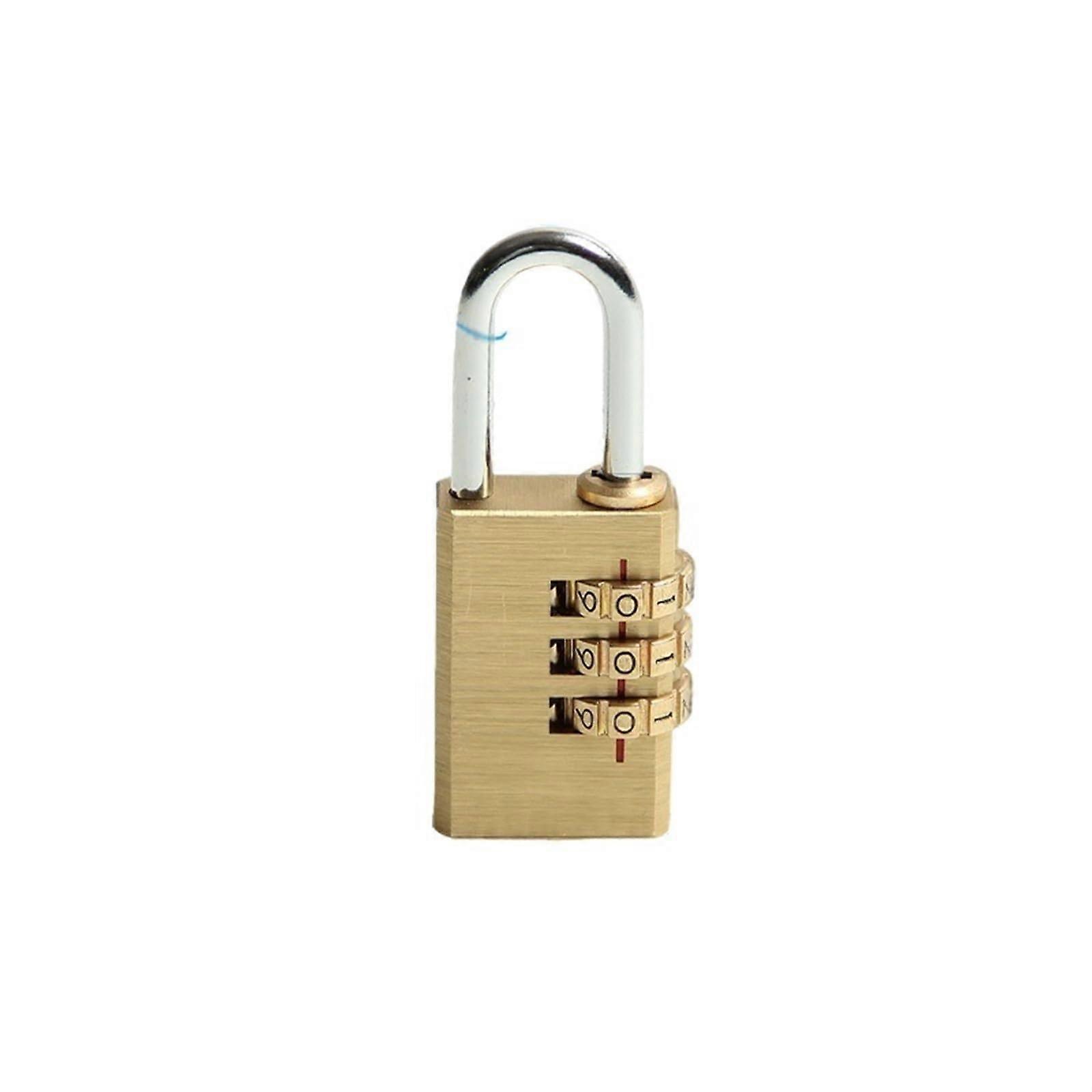 4-Digit Combination Lock For Luggage And Lockers, Metal-Body Password Padlock, Travel Security, Theft-Protection