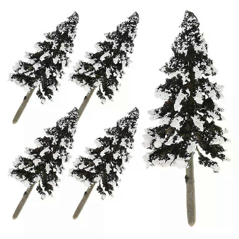 Mini Cedar Trees, 5 Pcs Christmas Tree Micro Landscape for Crafts