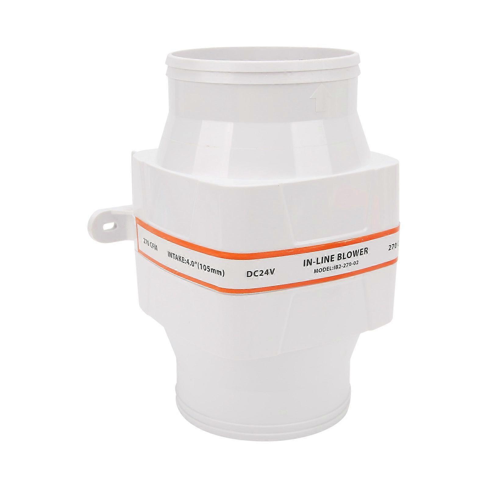 Bilgenluftgebläse für Marineboote 270CFM 4Zoll wasserdicht Inline elektrisch DC 24V