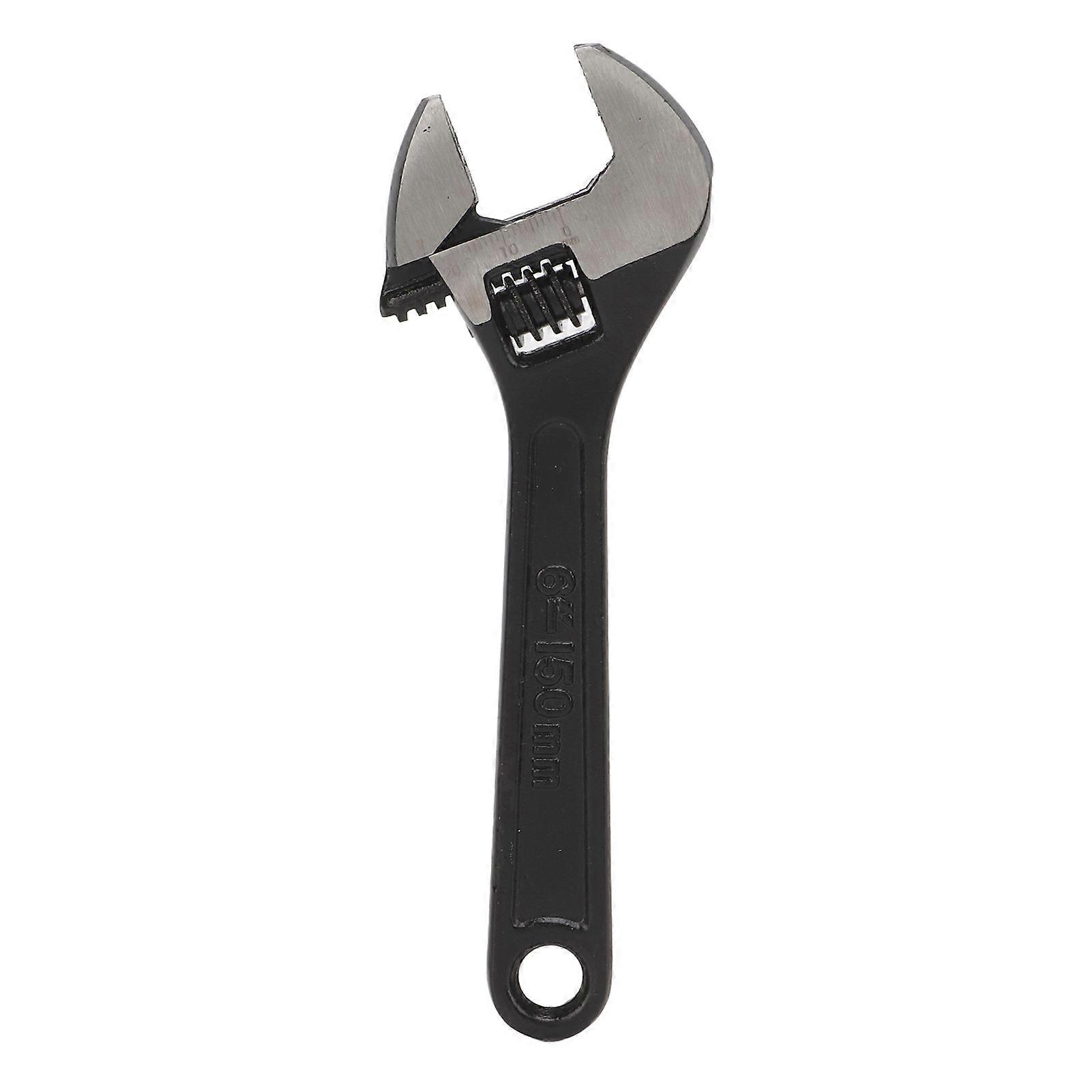 Adjustable wrench 6in steel jaw for professional and home projects