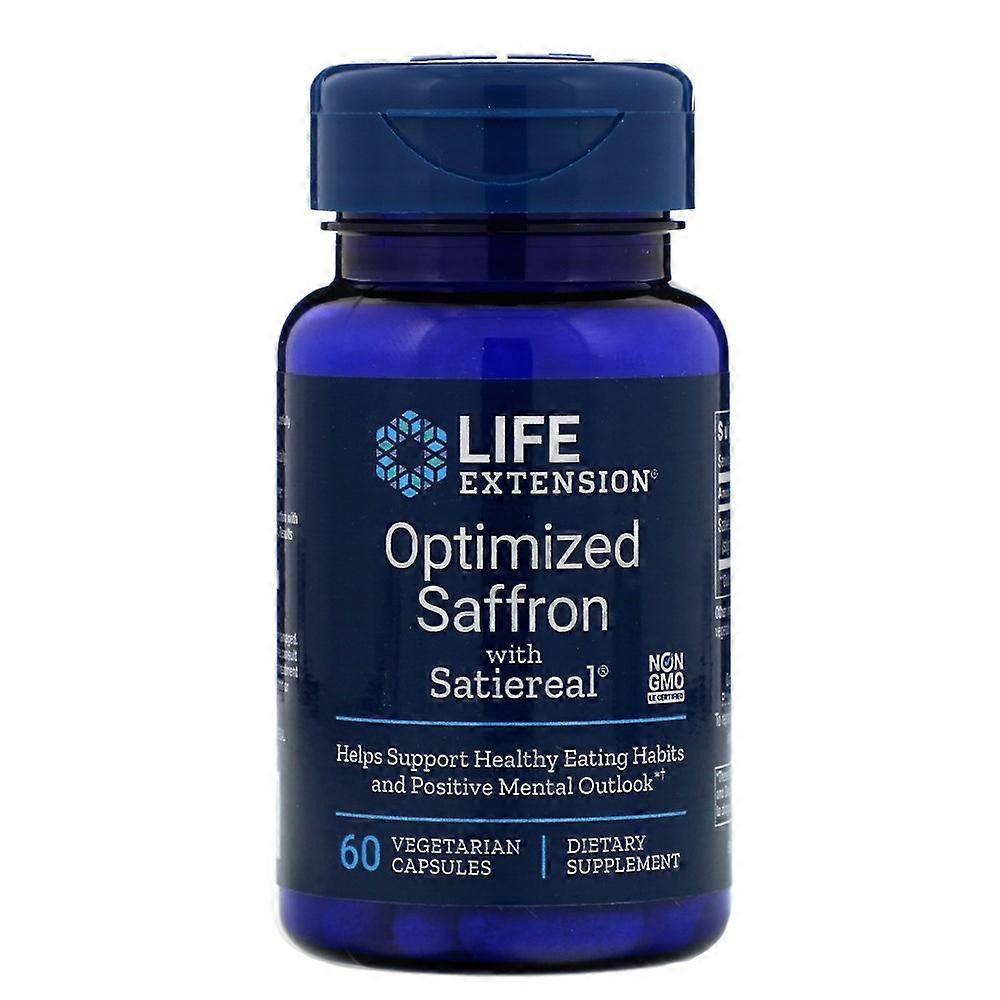Life Extension Optimized Saffron With Satiereal 60 BI3535 capsules