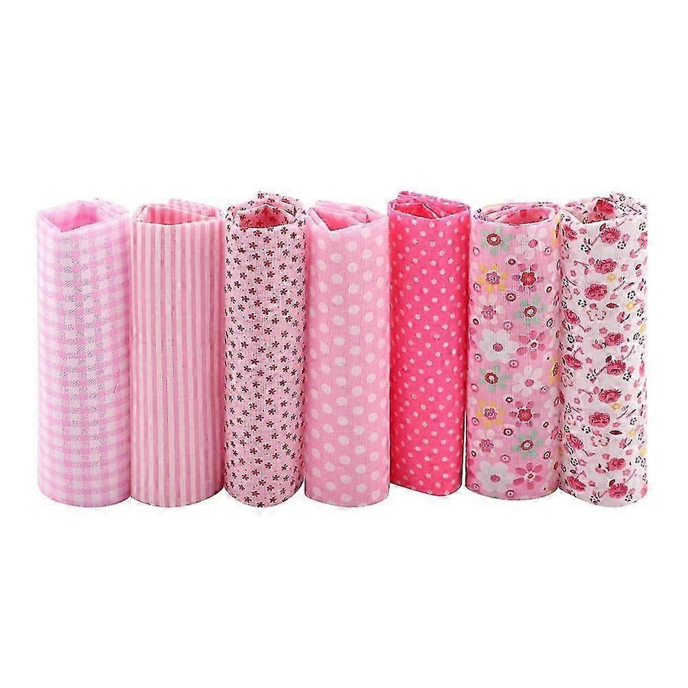 Cotton Fabric Squares 50x50cm Assorted 7pcs PreCut DIY Bedding Bundle