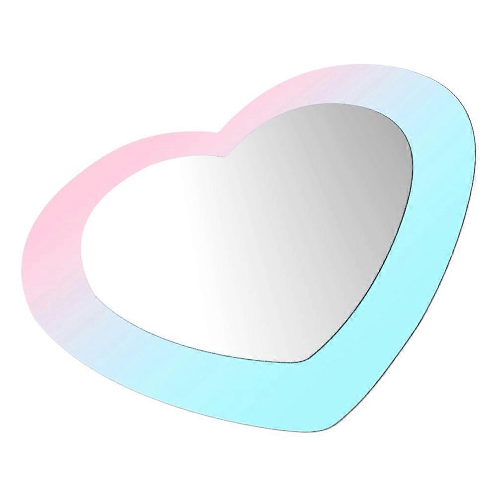 Functional Mirror Decor, Adhesive Wall Stickers for Versatile Placement