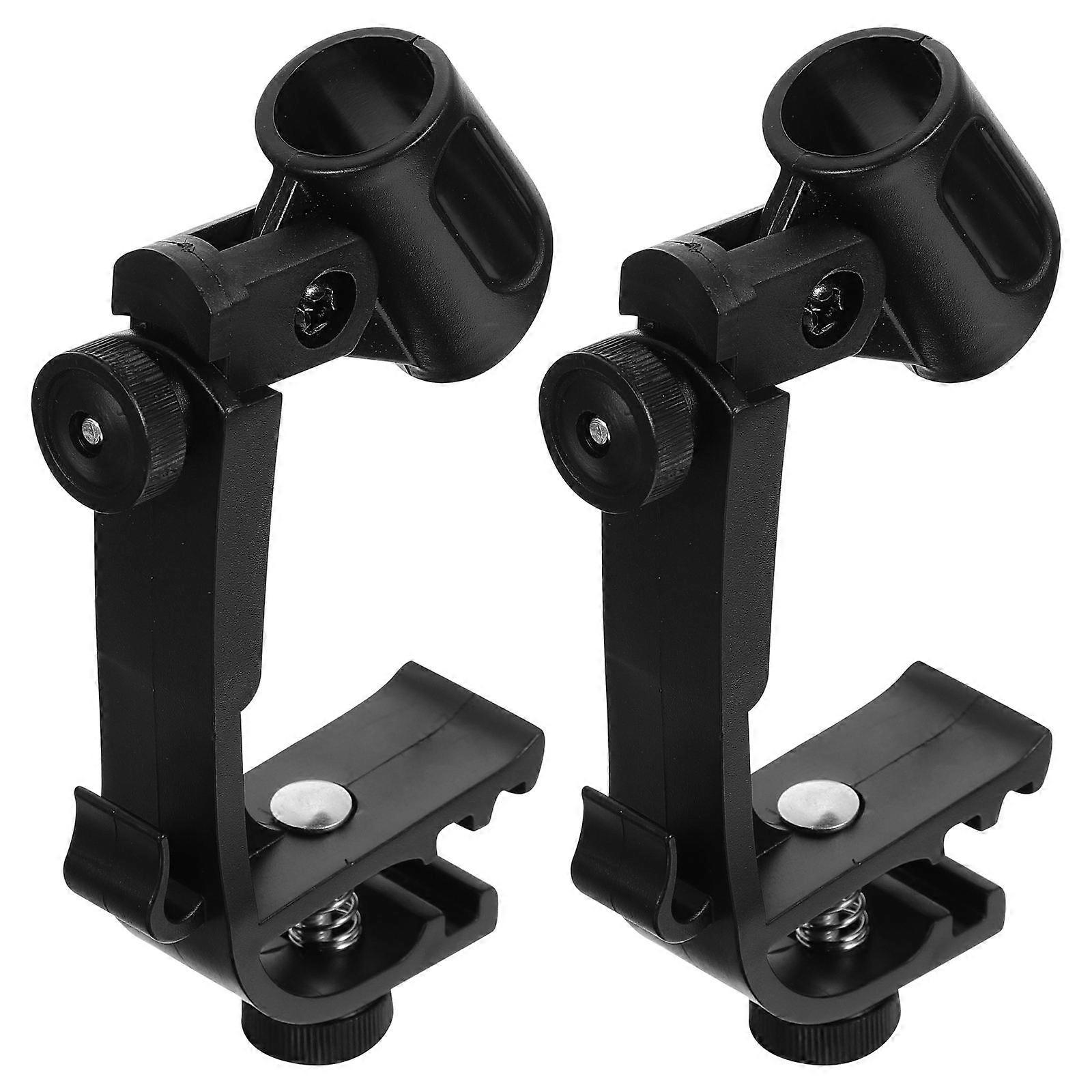 Mic Clip Holder, Adjustable Clamp for Drum Set Rims and Percussion Instruments