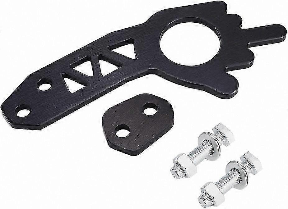 Universal Black Tow Hook Set for Front and Rear Car Towing, Compatible with Most Vehicles
