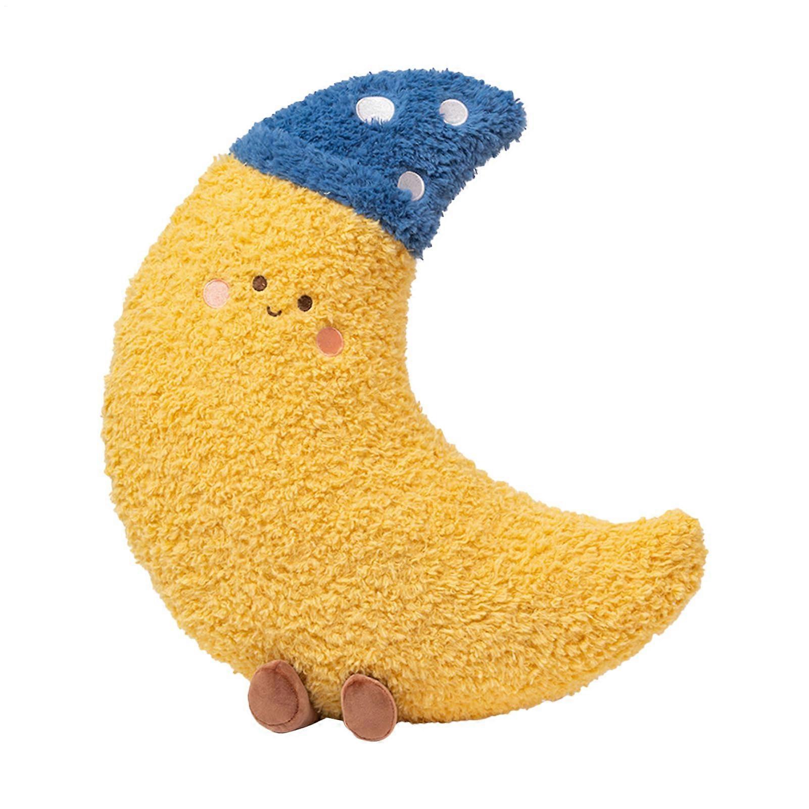 Moon pillow, moon plush, soft plush decorative cushion for lumbar support, sleeping, bed, pregnancy, women, baby moon Ref: 2516