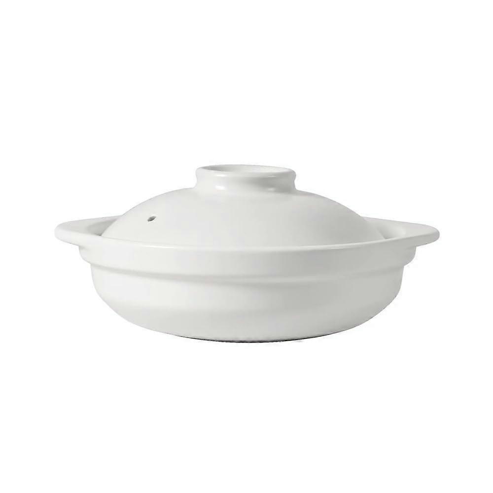 Multifunctional Ceramic Bakeware Dish with Lid, 1.3L Large Capacity Cookware for Home and Restaurant Use, Easy to Clean