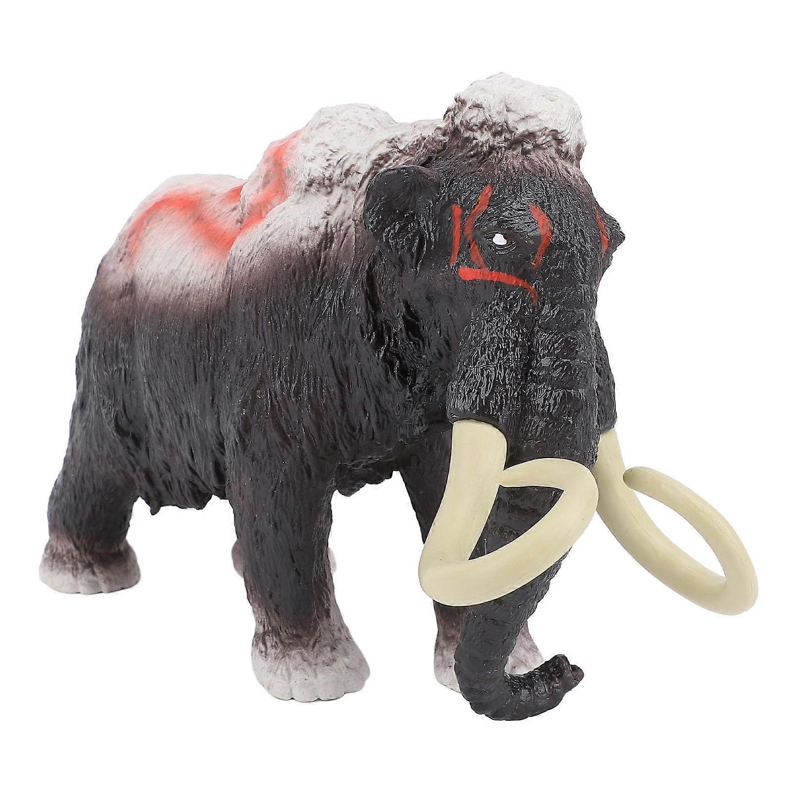 Realistic Woolly Mammoth Figure  Large Lifelike Ancient Animal Model Toy for Educational Cognitive Development with Safe Plastic Material