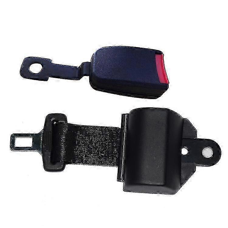 Automatic Retractable 2 Point Seat Belt for Forklift Bus School Bus Black Nylon Safety Harness