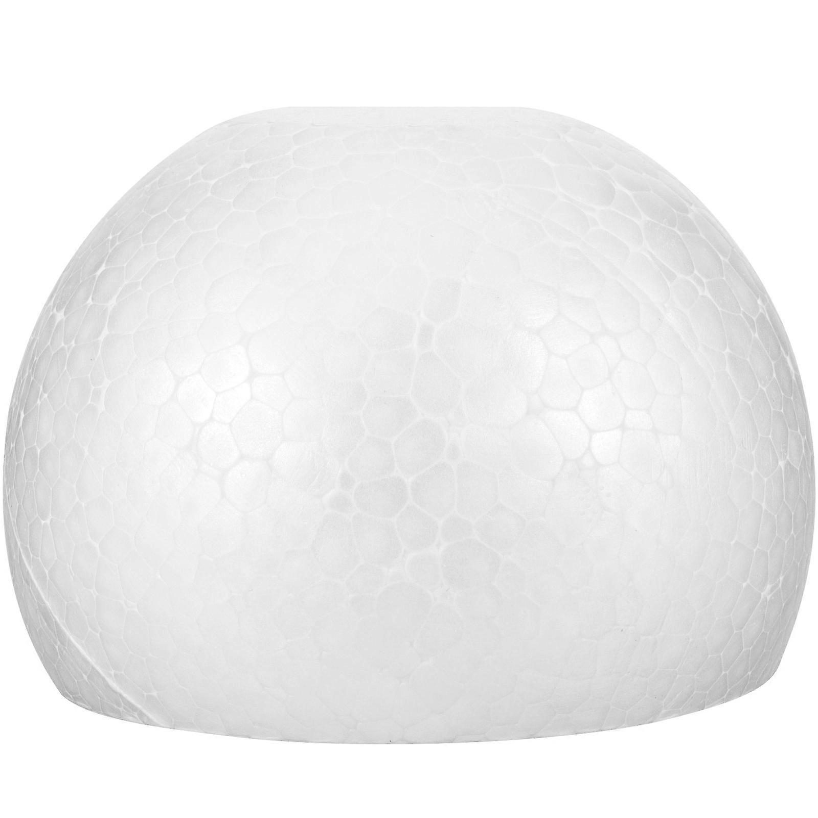 Hollow Polystyrene Balls Cake Practice Model For Festive Occasions 4.1X4.1X3.3in Easy To Cover 1Pack