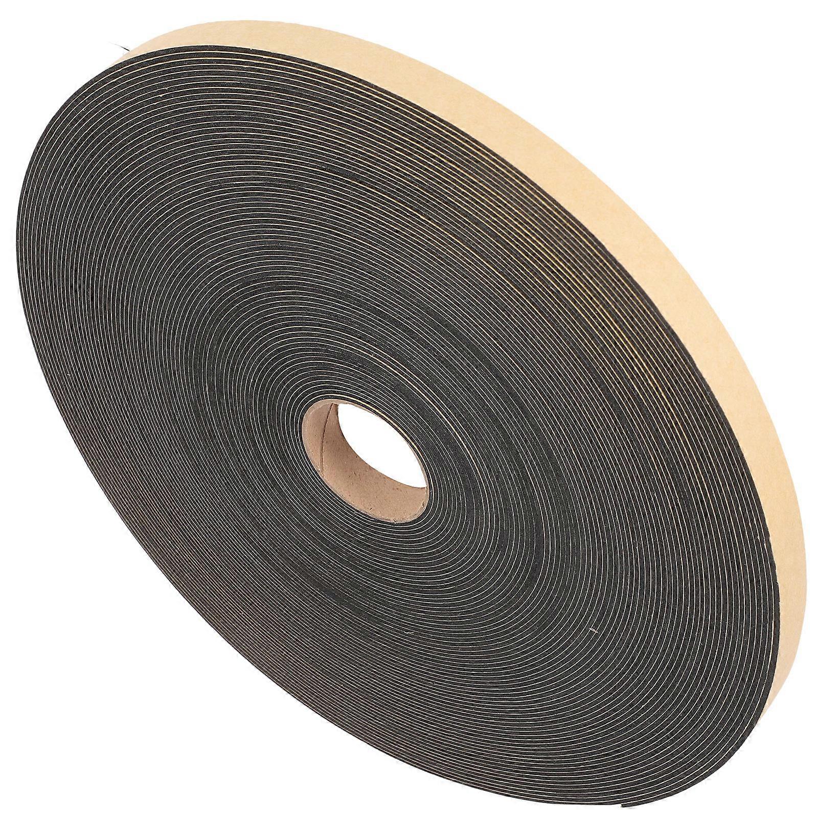 Window And Door Sealing Strip Roll For Insulation And Noise Reduction In Black Made Of High-Density Foam 1 Roll