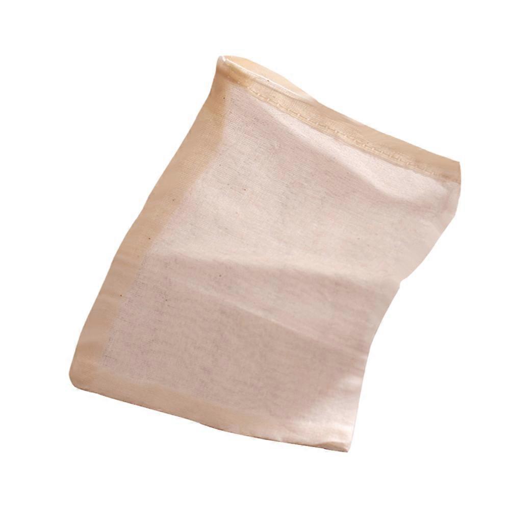 Cotton Reusable Drawstring Filter Bag for Tea Coffee and Spice with Strong Filtration 15x20cm