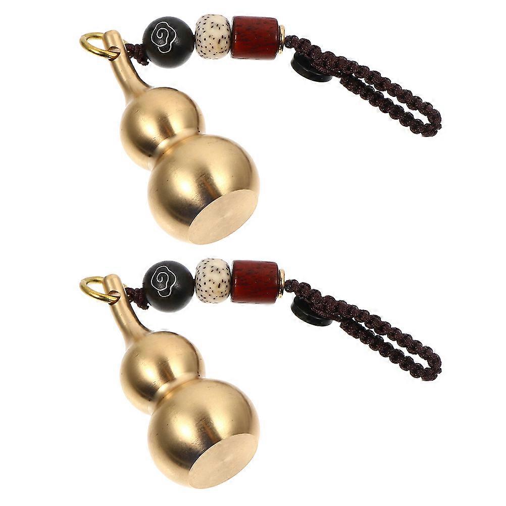 Portachiavi in ottone a forma di zucca, portachiavi a forma di zucca per decorazione, 2 pezzi