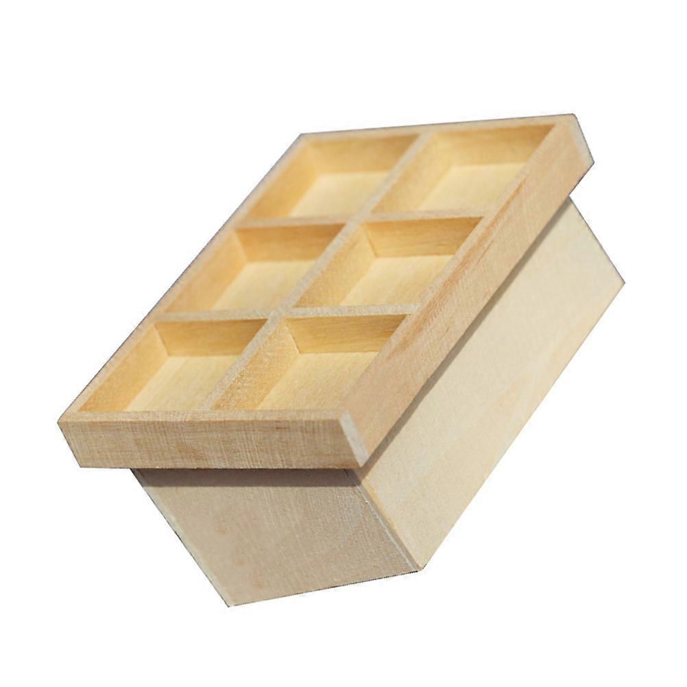 Mini Outdoor Ornament Mini Vegetable Stalls Model For Play House Accessory 10x6.8x5.3cm Imagination Development 1Pc