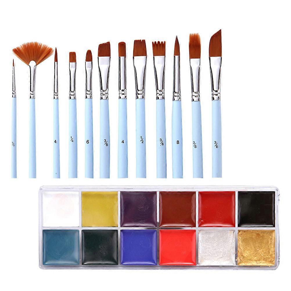Water Based Body Painting Pigments For Schools Churches Festivals Birthday Parties In Assorted Color With 1 Set