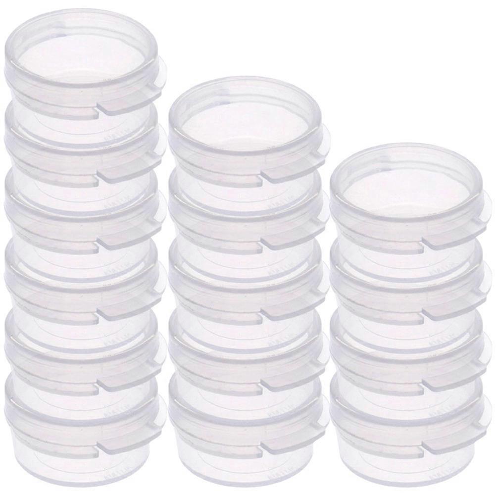Small Jars With Lids 25Pcs Transparent Storage Jars For Students 2.5X2.5X1.2Cm Perfect For Laboratory Use