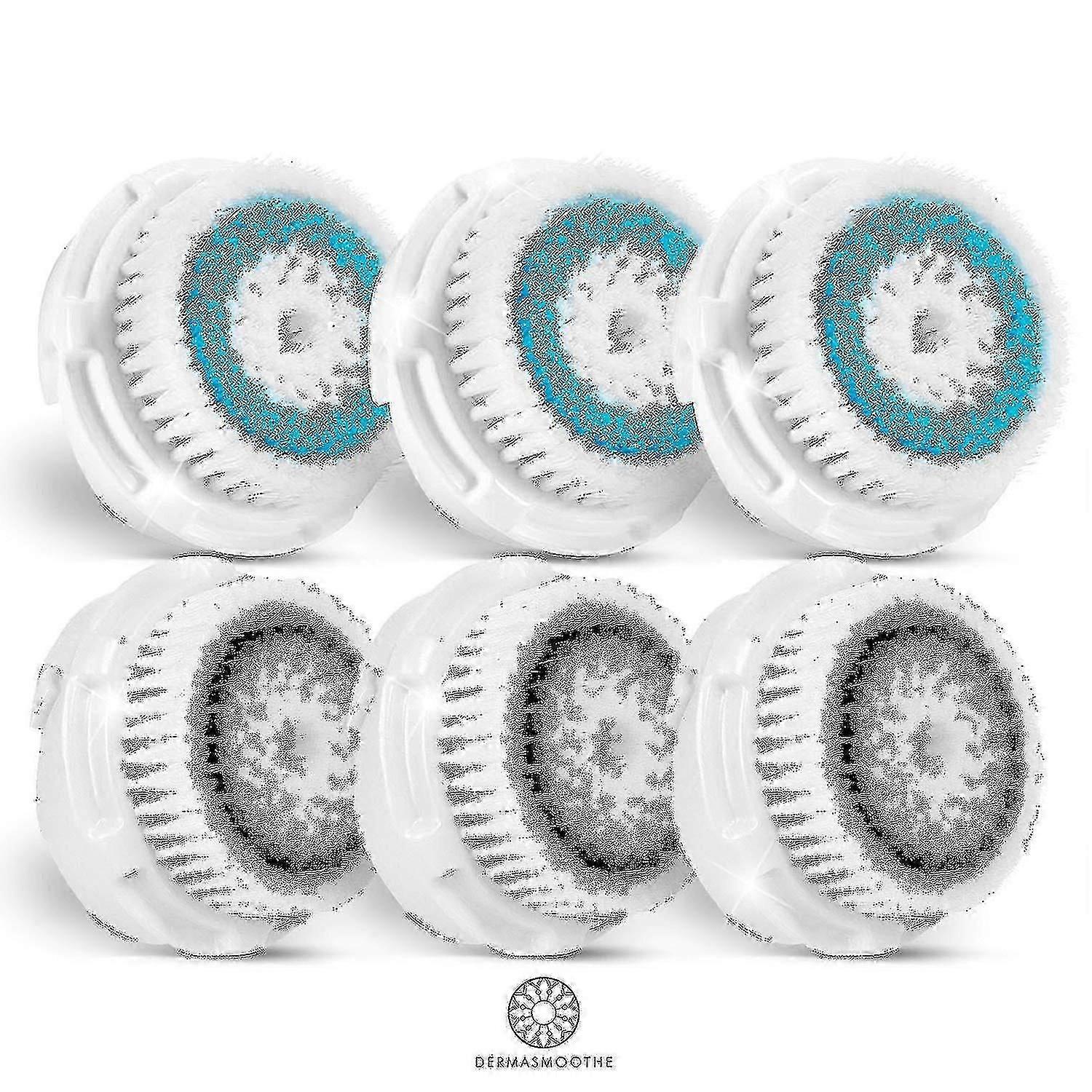 Compatible Facial Cleansing Brush Head Replacements 6 Pack