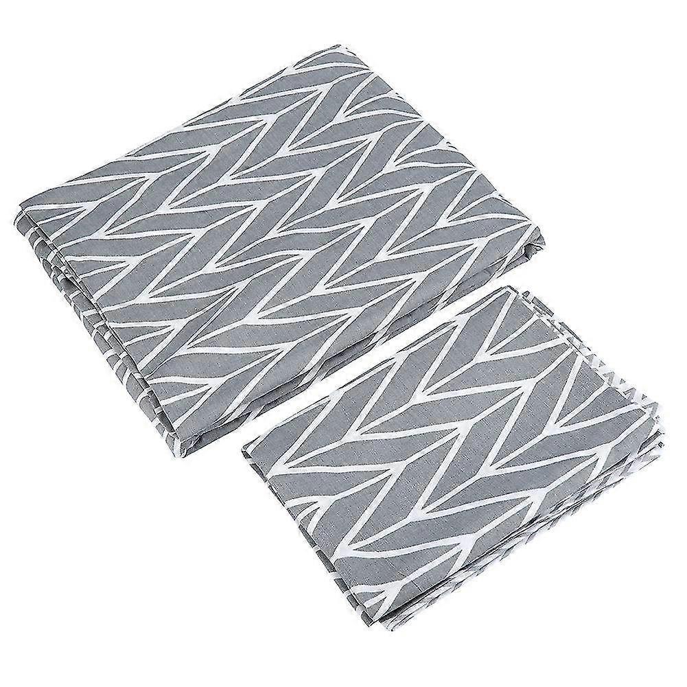 100% Natural Cotton Printed Zippered Bedding Set - Includes 2 Pillowcases & 2 Duvet Covers (51x66cm & 229x229cm) for Cozy Bedroom Decor