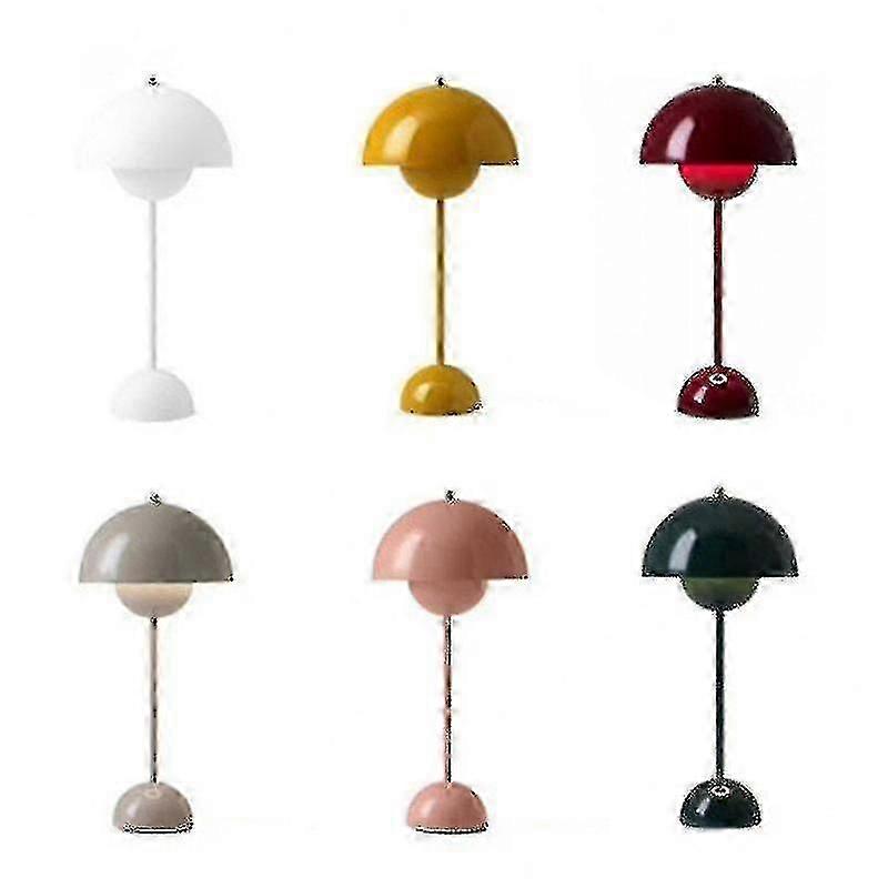 Flower Bedside Lamp - Rechargeable Nordic Table Light for Night Use