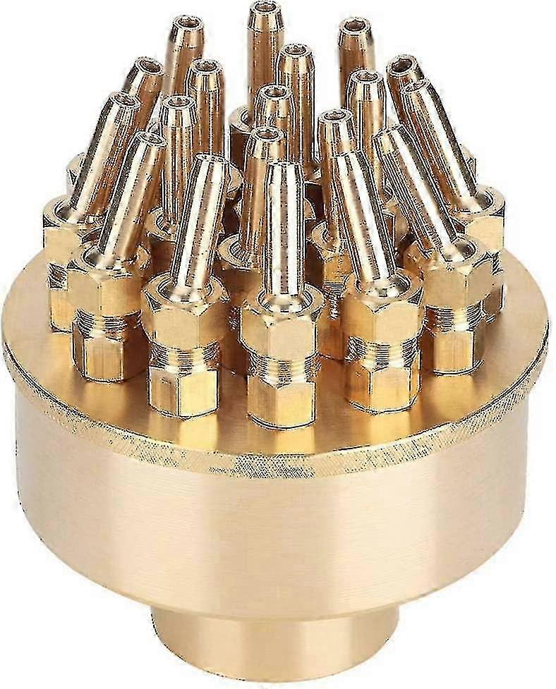 Improved Brass Fountain Nozzle - 1.5" Dn40 with 3 Layers & G1-1/2 Spray Head for Basin Pools in Commercial Settings