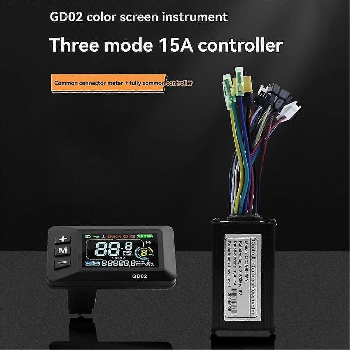 36V/48V 15A Brushless Controller Kit for E-Bike/Scooter