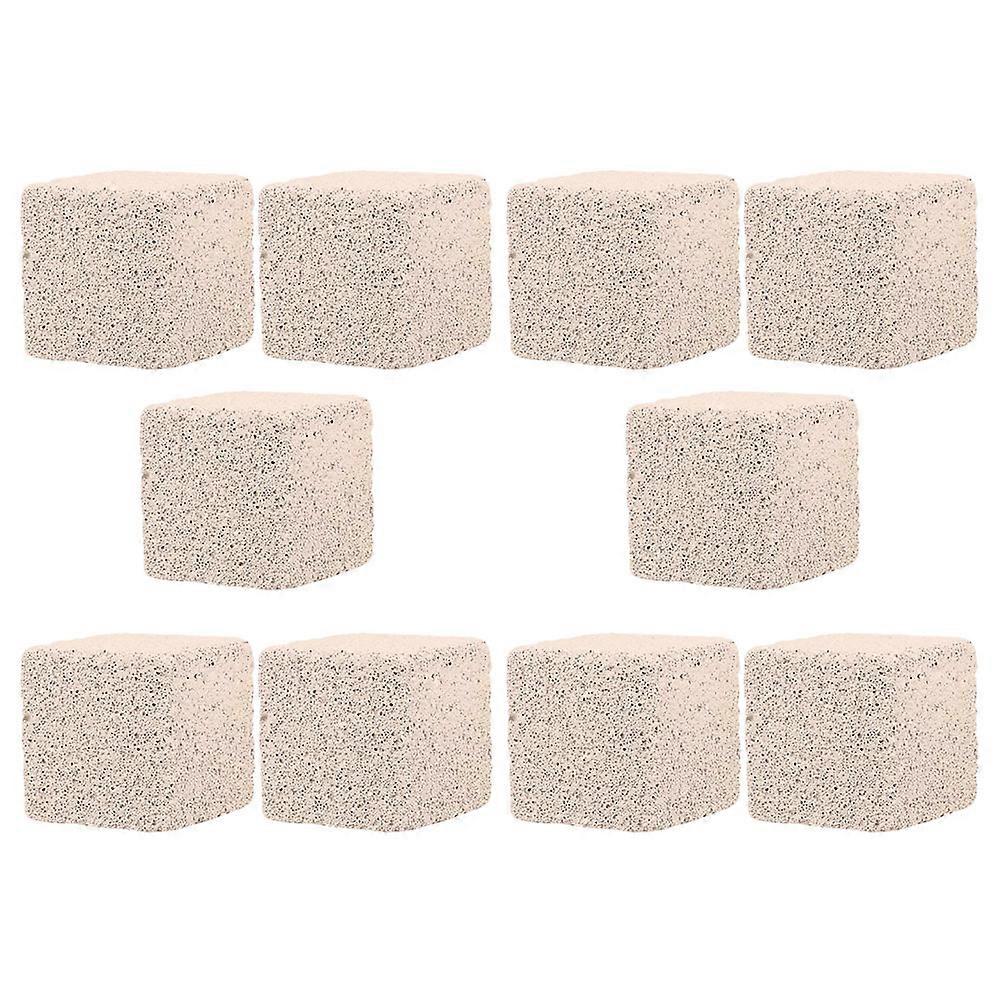 Rabbit Grinding Stones 20Set For Daily Use And Fun Exercise For Small Animal Owners 4.5X4.5X4.5CM Beige Color
