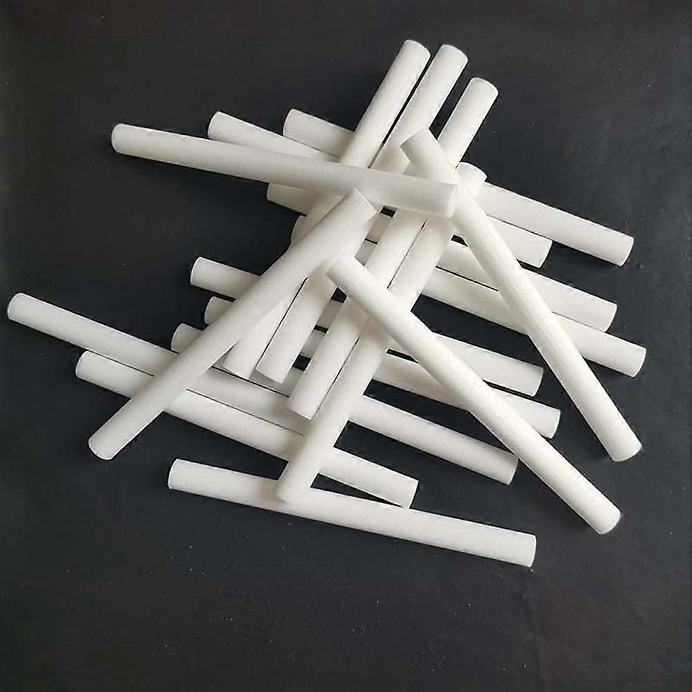 Replacement cores for humidifiers, 80 pieces, cotton wick tampons for consistent performance (7 x 150 mm; white) 7*150mm; white