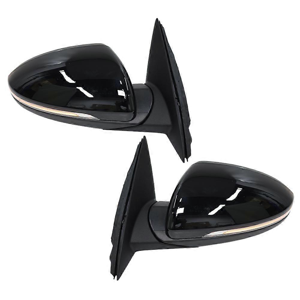 Exquisite 8 Pins Rearview Wing Mirror Assembly For Kia CEED MK3 CD 2019-2024 Black Power Folding With Turn Signal Light Car Accessories