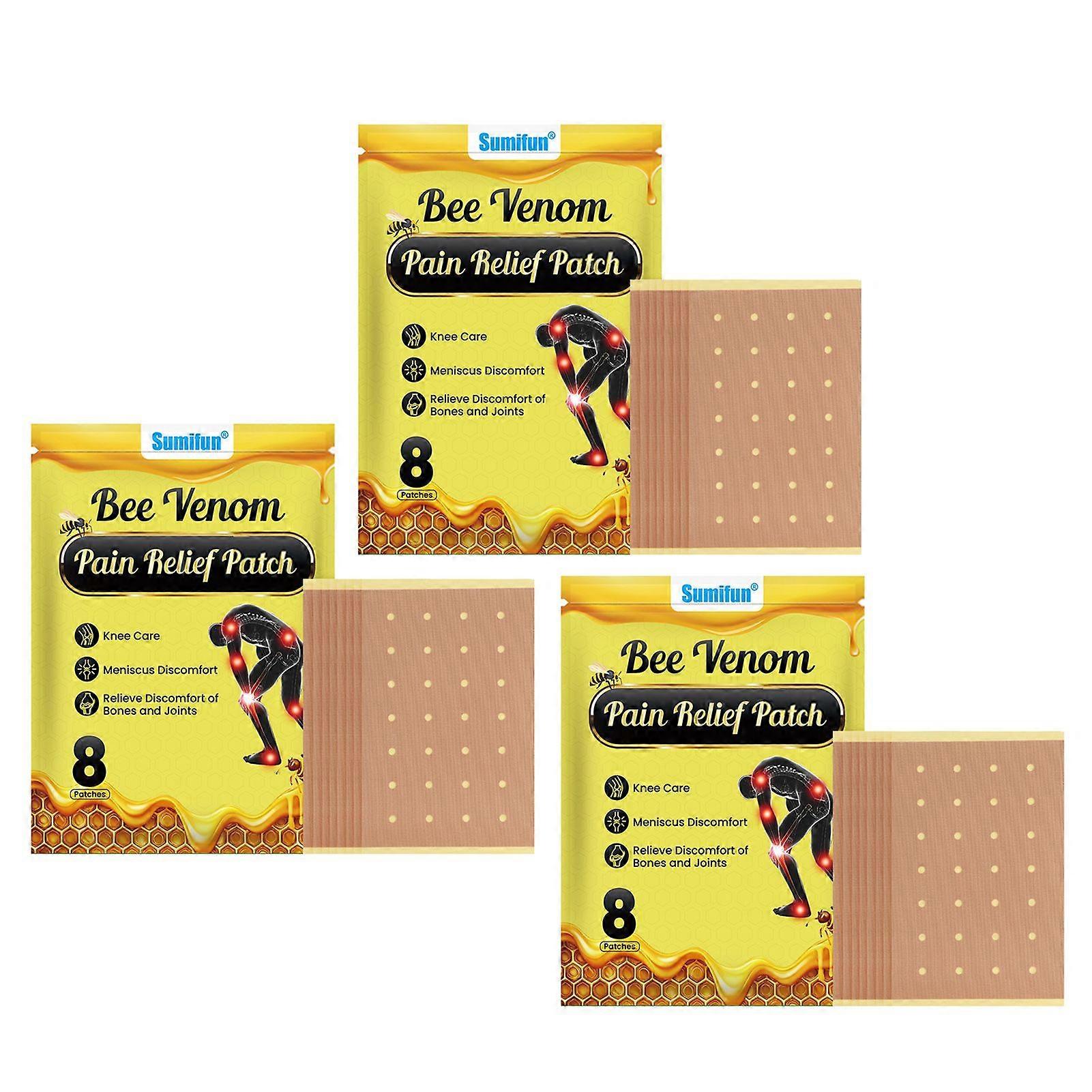 8pcs Pain Relieving Patch for Muscle Rub-Arthritis Long-Lasting Topical Pain Relief Plaster for Sports Injuries