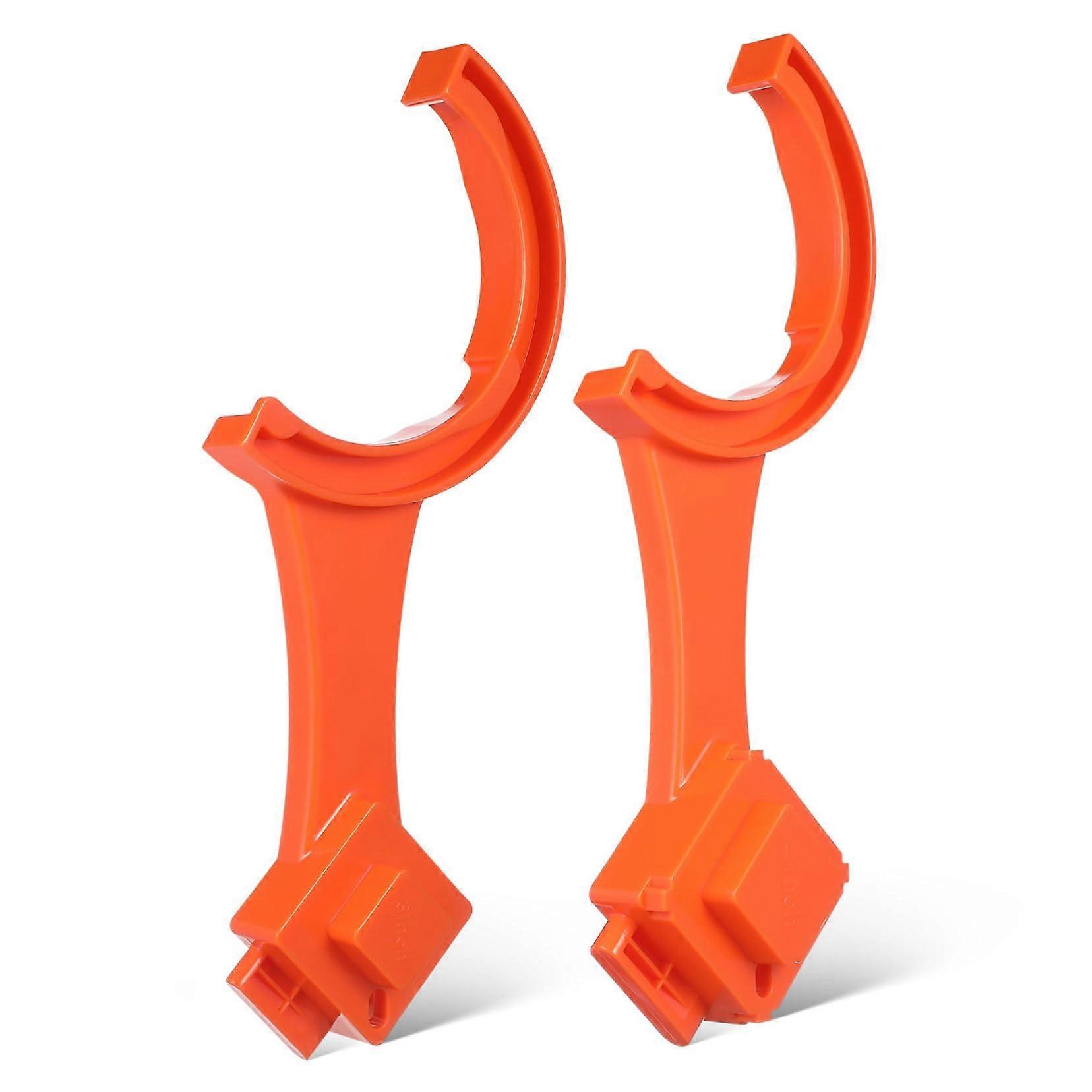 RV Channel Key Set for Removing Drain Fittings for Camper – Universal Waste Water Tool Hose Separator in Orange