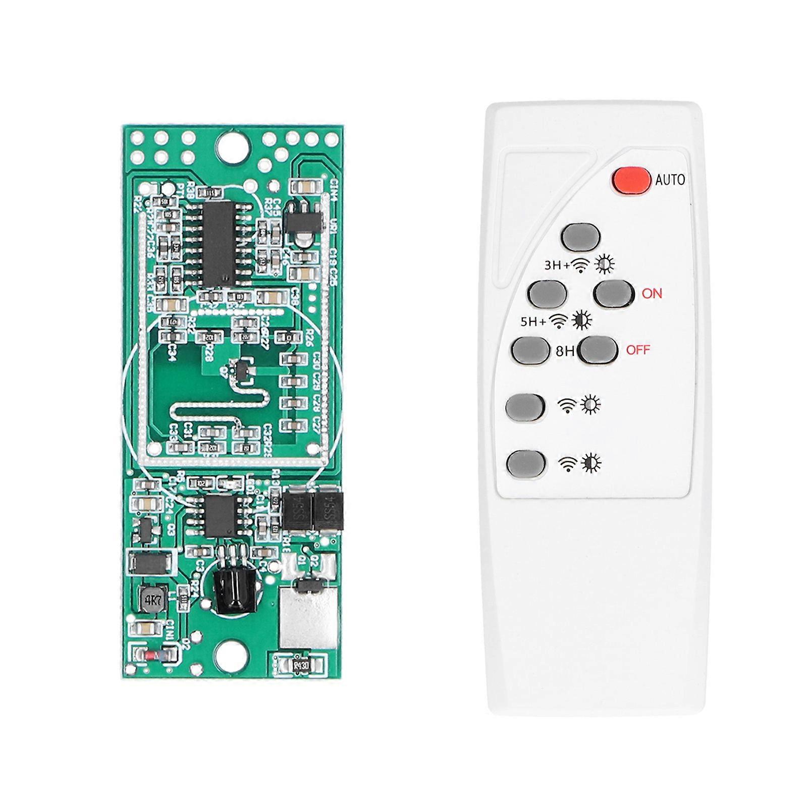 3.7V 7.4V Solar Lamp Circuit Board Control Panel Microwave Radar Human Body Induction Solar Lamp Controller