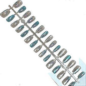 Nail stickers, Cat's eye ice - transparent style, 30 - piece pack, Suitable for daily nail art