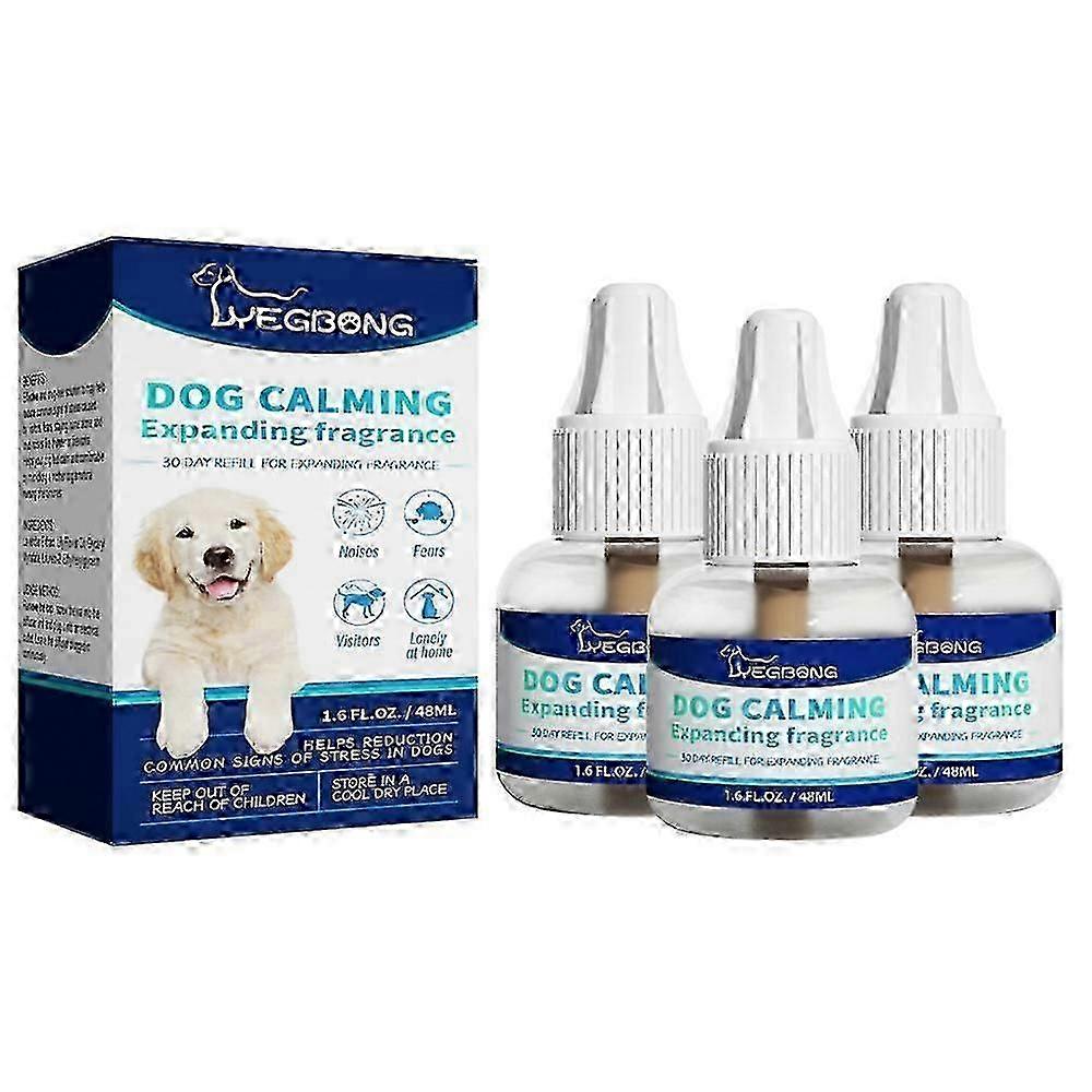 Suitable for Dog Anxiety Stress Relief: 1-3x Calming Pheromone Diffuser Refill