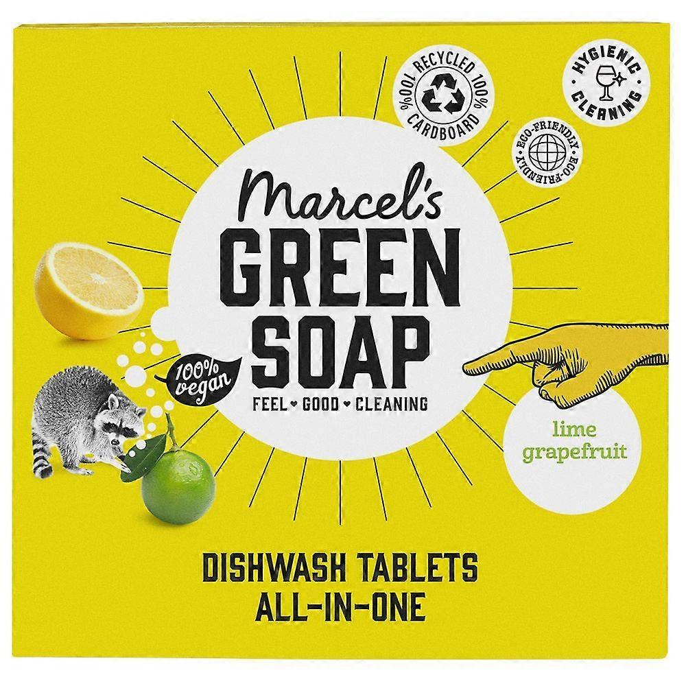 Marcels Green Soap Marcels Dishwash Tabs Grapefruit & Lime 25 tablets - 4 Pack