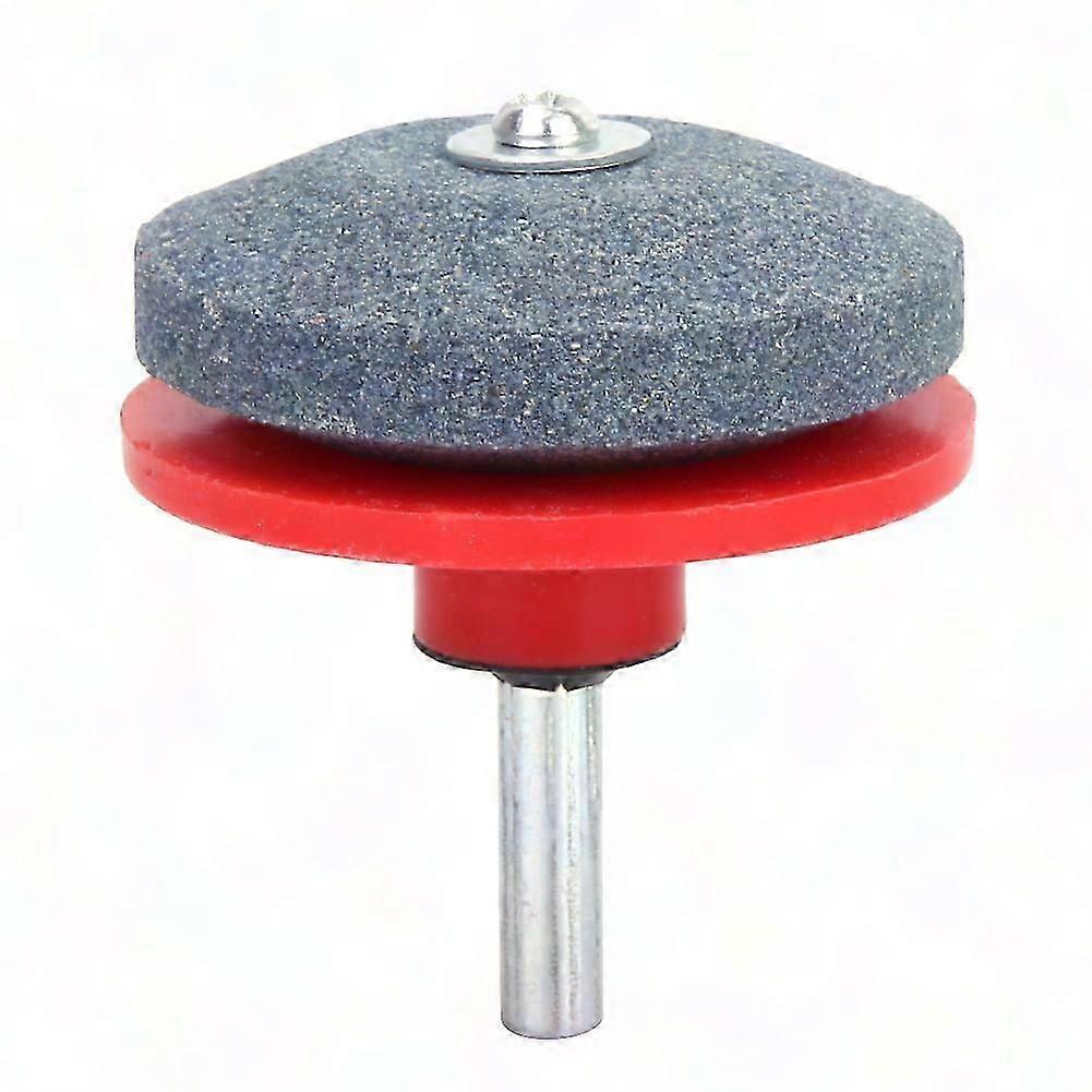 Lawn Mower Blade Sharpener - Power Drill Attachment for Garden Mower Blade Grinding Tool (Red)