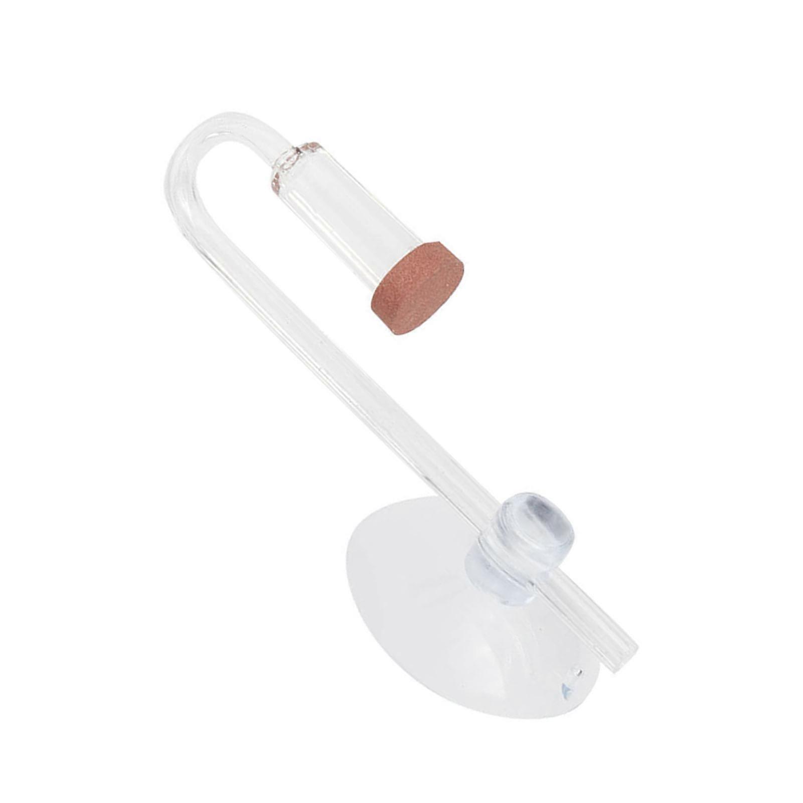 Acrylic Transparent CO2 Diffuser with Suction Cup for Aquariums 8.5cm