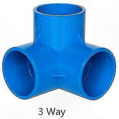 Multi-Way PVC Pipe Connectors for Garden Irrigation, 20-50mm Hose Splitter Fittings Adapter Coupler for DIY Shelf Joints