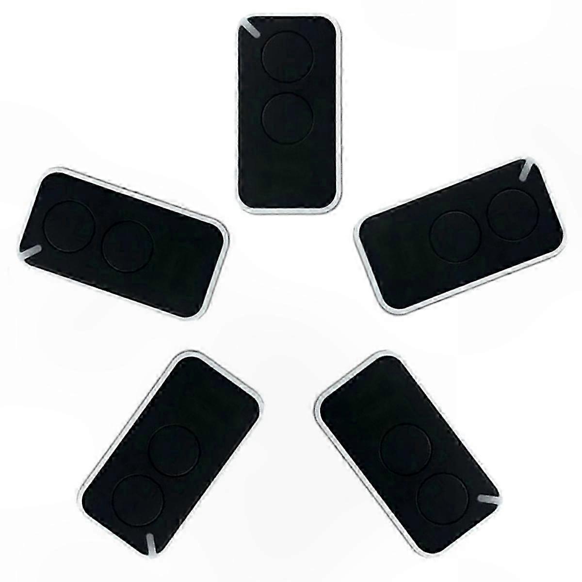 5pcs Universal Garage Remote Control, 433.92MHz 2-Channel Rolling Code for General Use
