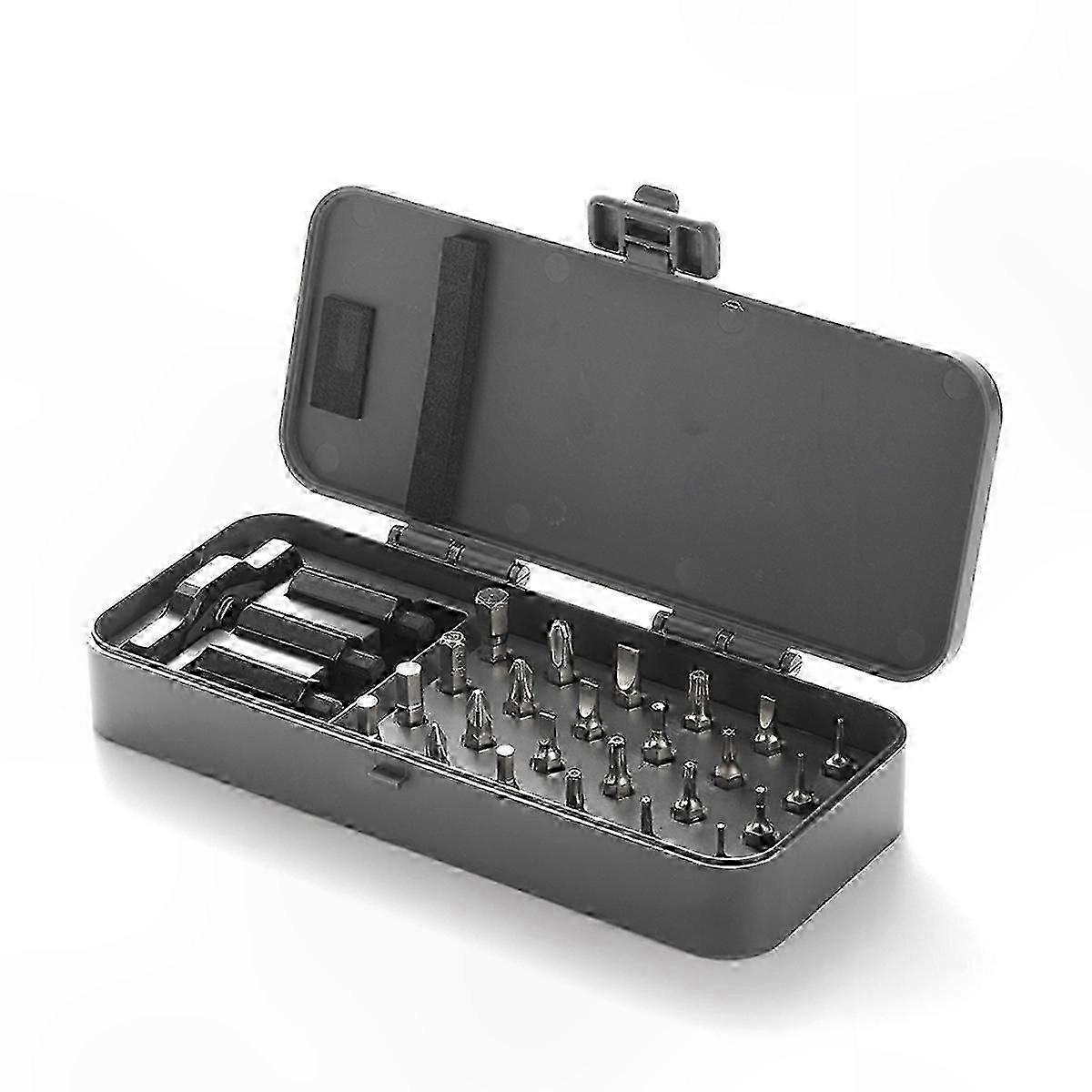 Magnetic Ratchet Wrench and Screwdriver Set with S2 Bits (24-Piece)