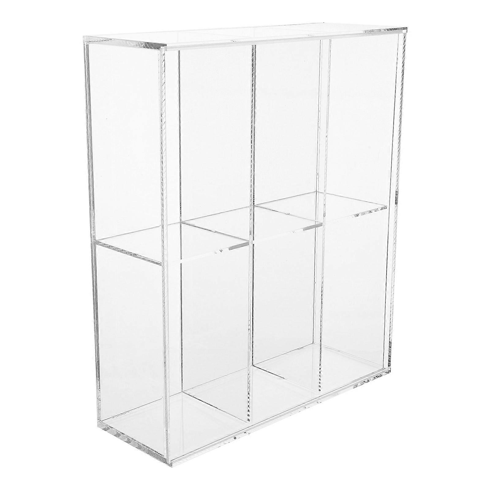 Acrylic Display Case Stackable Organizer for Collectibles, Dolls, Figures & Models – Dustproof Showcase with Storage & Easy Assembly