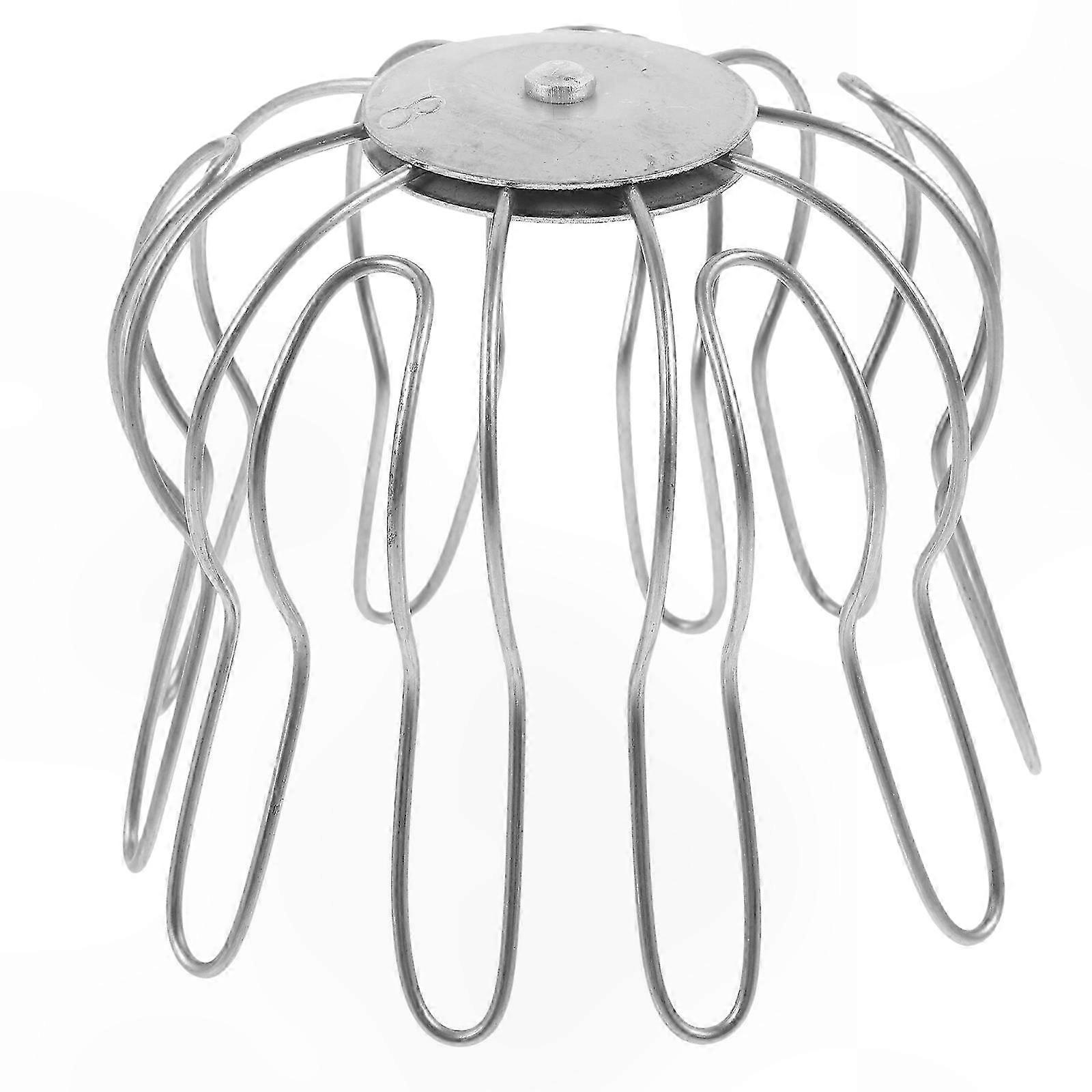 Gutter Leaf Filter Drain Cover Anti-Clog Sieve for Roof and Floor 10x10x8.5CM 1 Set Silver Mesh Clogging Prevention Solution