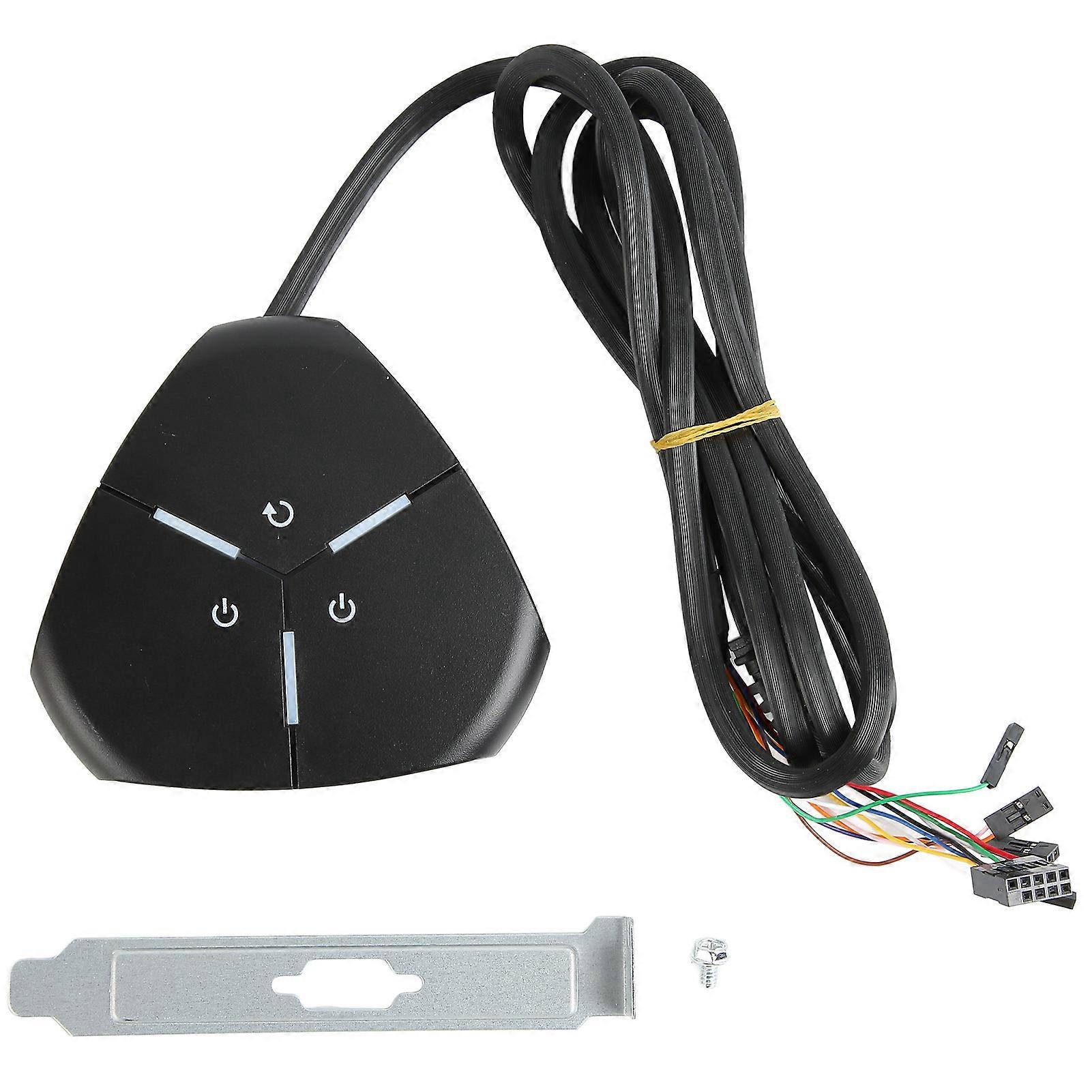 Desktop Computer Power Switch Dual Power Switch Desktop Computer Switch Button for Desktop Computers