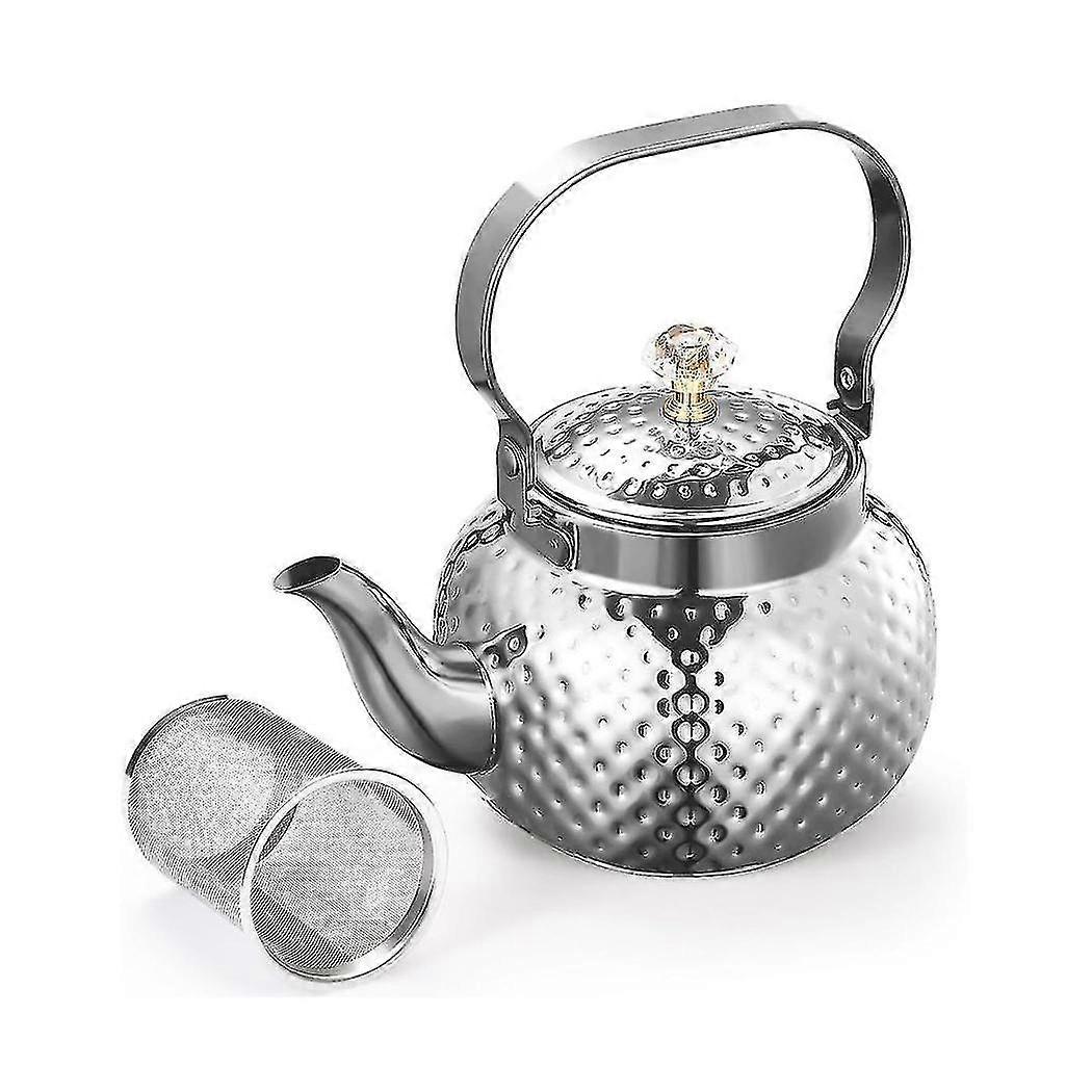 Stainless Steel Teapot With Infuser 1.2 L,kettle Teapot With Remova...