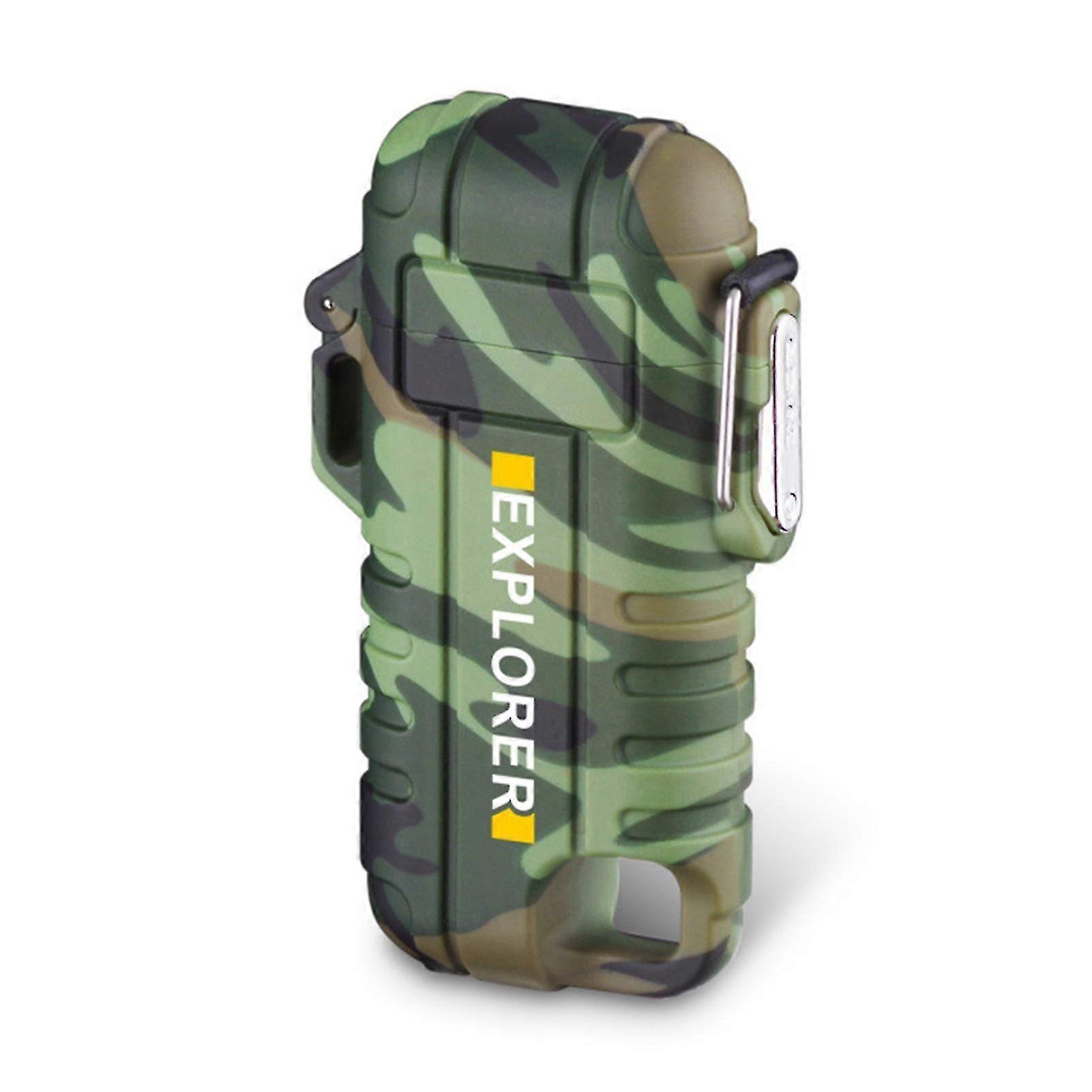 Electric Lighter Portable Windproof USB Rechargeable Lighter Igniter