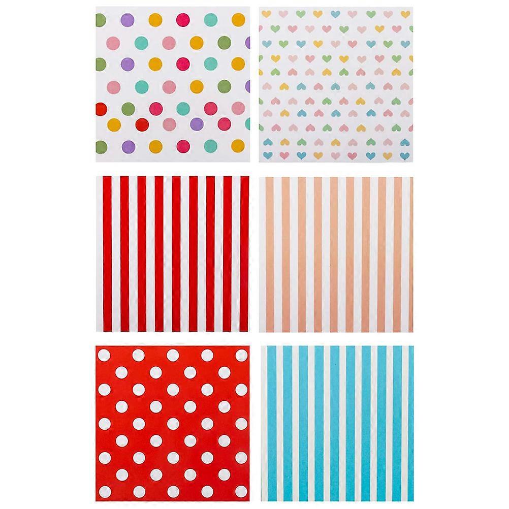 Chic Design Wrapping Sheets White Dots 70x50cm Gift Wrapping General Public 6 Sheets
