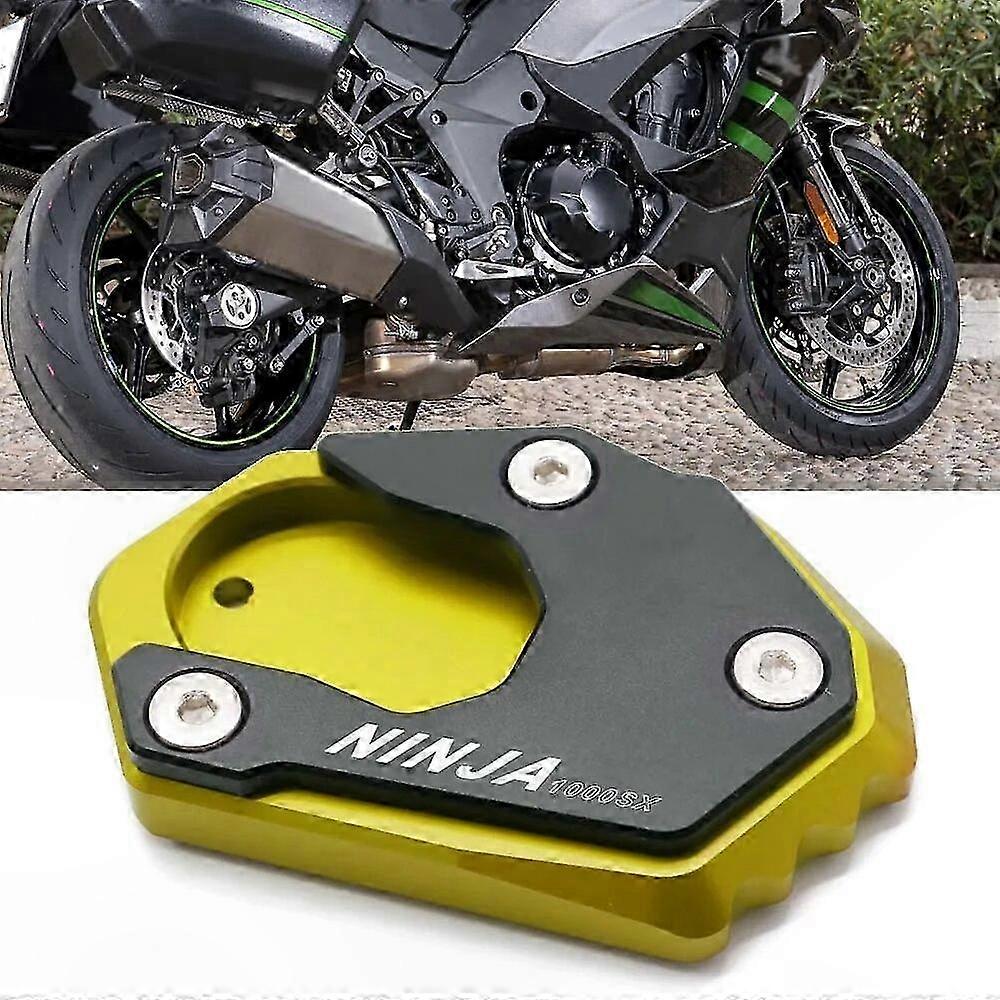 Motorcycle Side Stand Extension Pad for NINJA 1000 SX 2020-2022 Kickstand Enlarger Compatible with 1000SX Models