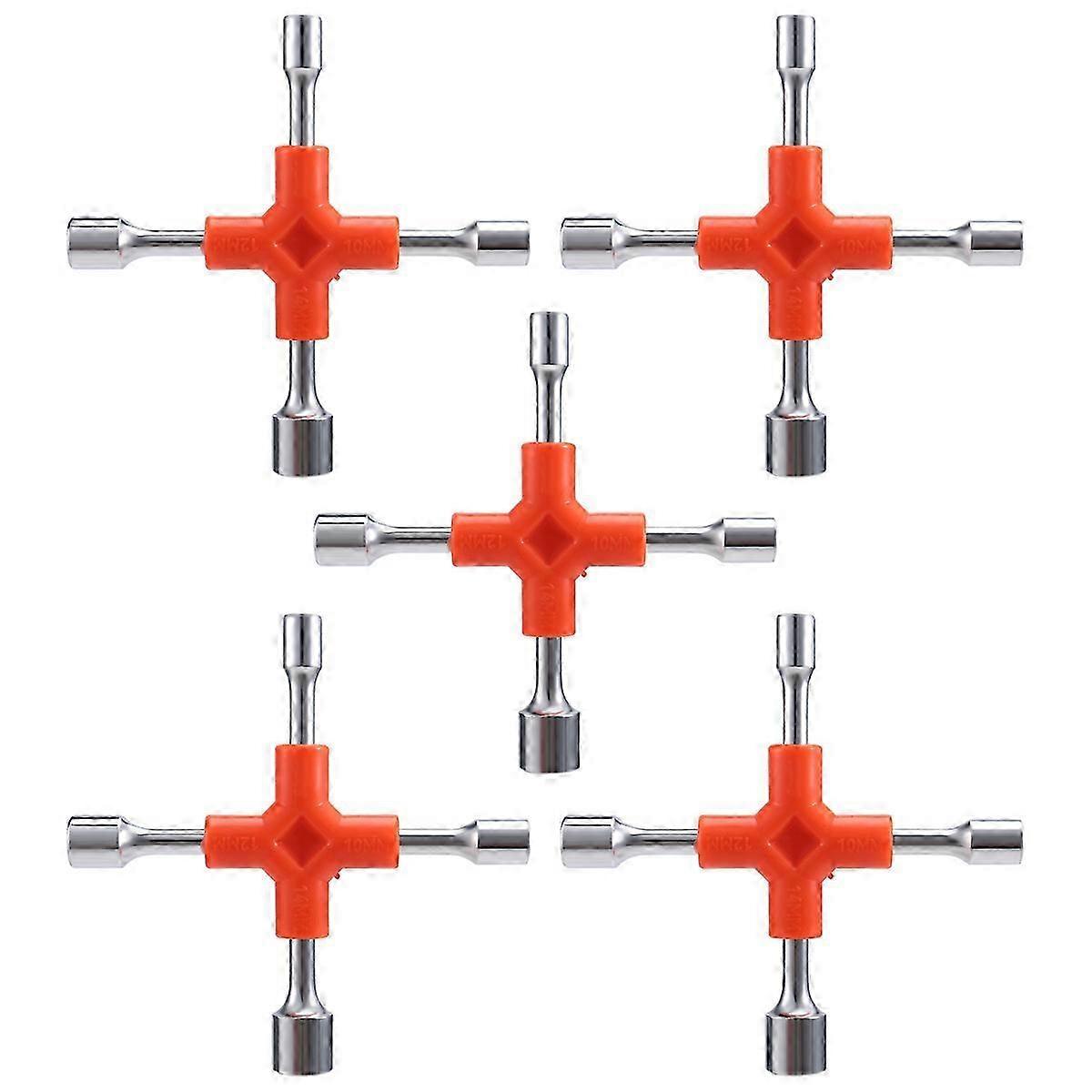 Multi-Function Spanner - Multi-Outer Hexagon Tool for Bike Repair: Portable Three Hexagonal Wrenc That Packs A Punch!
