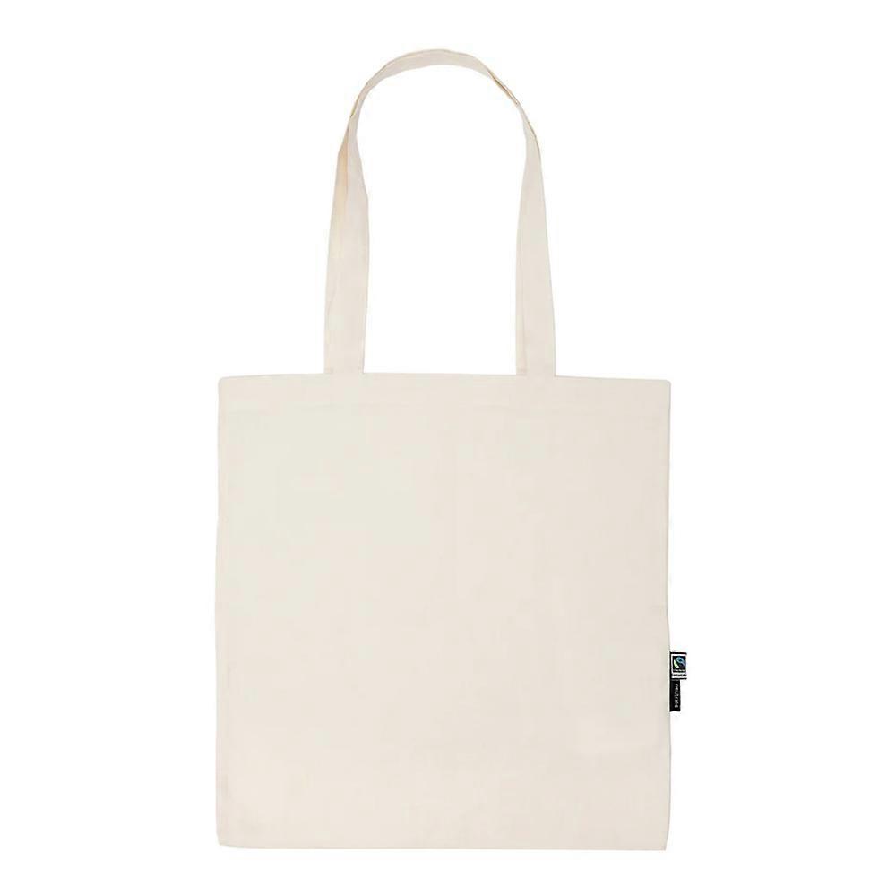 Neutral Long Handle Shopper Bag