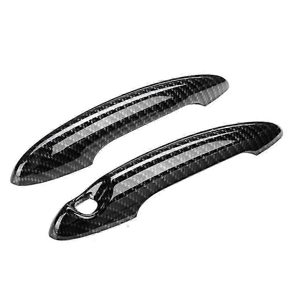 Carbon Fiber Outside Exterior Door Handle Cover Trim For R50 R52 R53 R55 R56 R57 R58 R59 R61