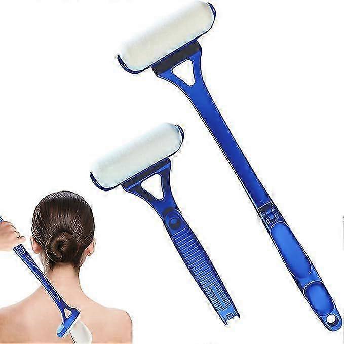 2025 Lotion Applicator for Back & Body, Sunscreen Application Roller with Long Reach Folding Handle - Apply Lotion, Moisturizer, Cream, Ointment, Self